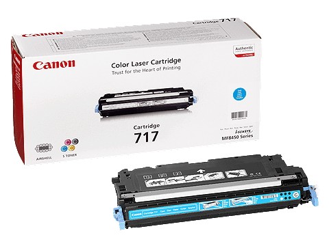 Canon 717С 2577B002 оригинальный картридж для принтера Canon MF8450, MF9130, MF9170 cyan 4000 страниц