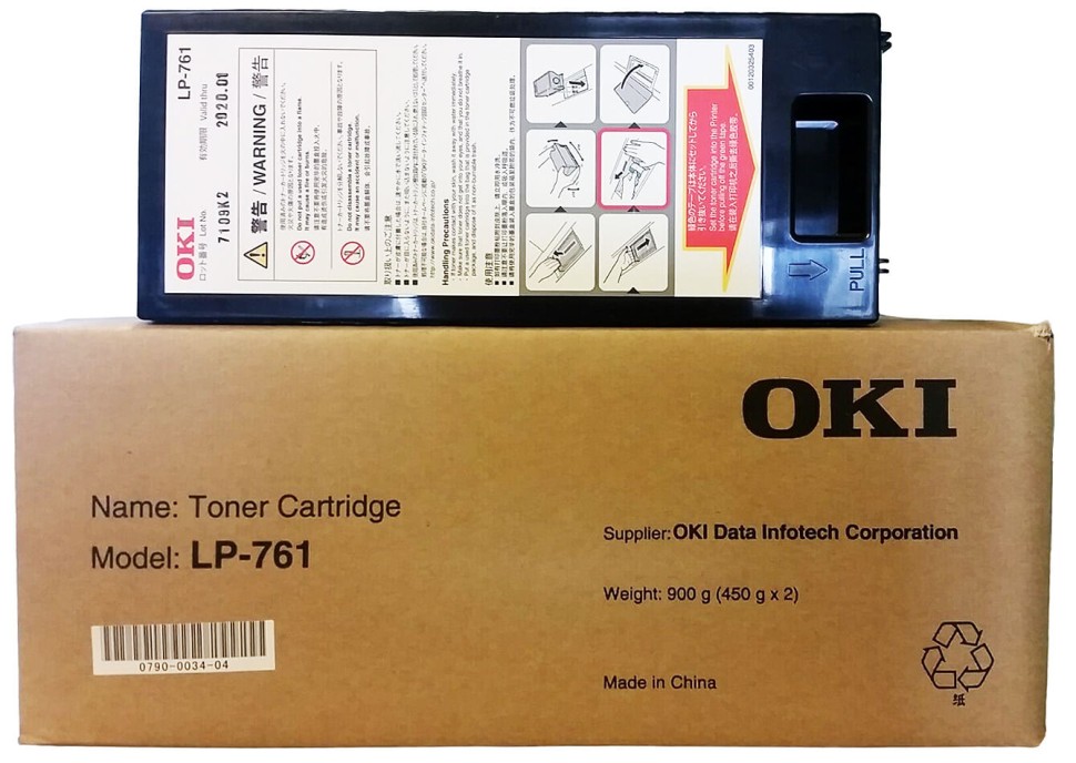 Картридж OKI LP-761 (30790-0034-01) оригинальный для принтера OKI Teriostar LP-2060/ LP-1040/ LP-2050/ LP-1030, 2*450гр., 1600 п.м.