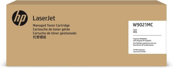 Картридж HP W9021MC (658MC) оригинальный для принтера HP Color LaserJet Managed E75245dn, голубой, 35000 стр.