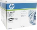 Картридж HP Q5942XD (42X) оригинальный для принтера HP LaserJet 4240/ 4240n/ 4250/ 4250n/ 4250tn/ 4250dtn/ 4250dtnsl/ 4350/ 4350n/ 4350tn/ 4350dtn/ 4350dtns black, двойная упаковка 2*20000 страниц