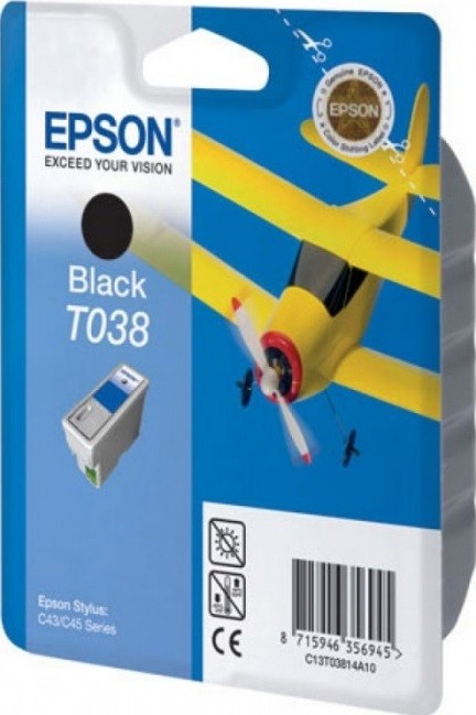 Картридж C13T03814A10 T038 Epson ST C43/C45 черный