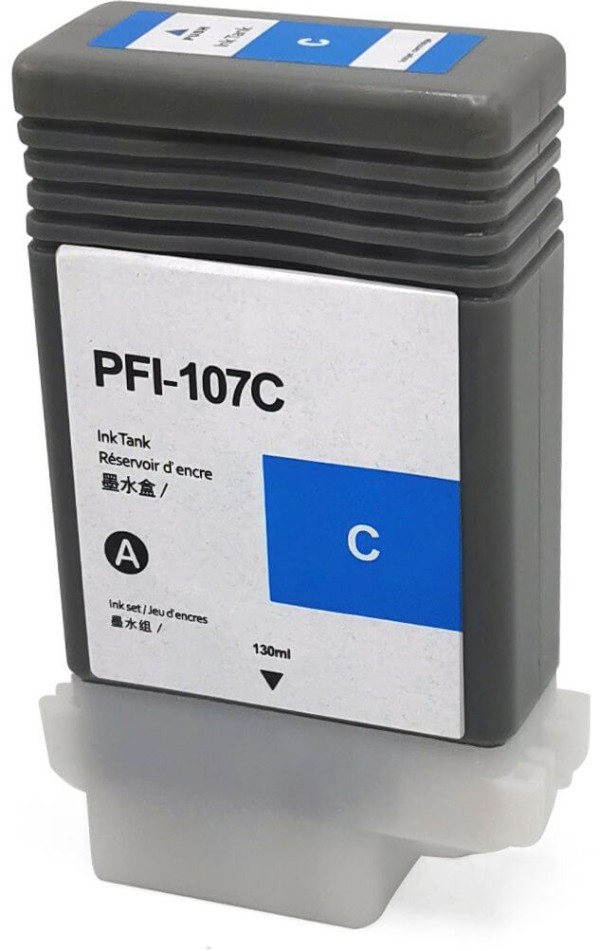 Картридж NV Print PFI-107C (NV-6706B001) Cyan для Canon ImagePROGRAF iPF670/ iPF680/ iPF770/ iPF780, голубой, 130 мл