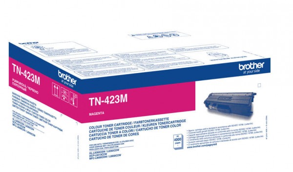 Картридж Brother TN-423M (TN423M) оригинальный для Brother HL-L8260CDW/ DCP-L8410CDW/ MFC-L8690CDW, magenta (4 000 стр.)