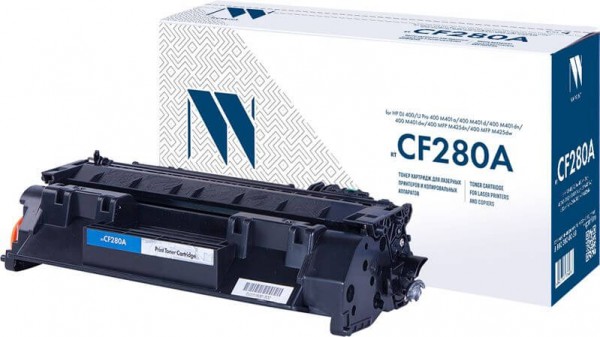 Картридж NV Print CF280A для принтеров HP LJ 400 M401D Pro,400 M401DW Pro,400 M401DN Pro,400 (2700k)