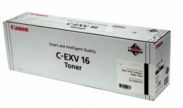 ​Картридж Canon C-EXV16 BK (1069B002) для Canon CLC 4040 / 5151 черный, 30 000 стр.