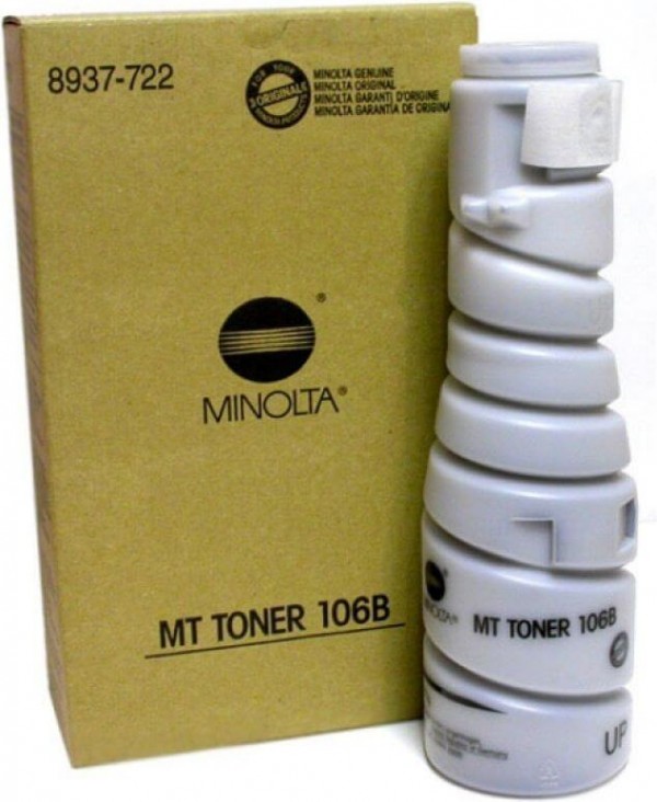 Картридж Konica-Minolta TN-114 (8937784/MT-106B) оригинальный для принтера Konica-Minolta bizhub 162/ 163/ 210/ 211/ Di 152/ Di 1611/ Di 183/ Di 2011, черный, 11000 стр., 1 туба