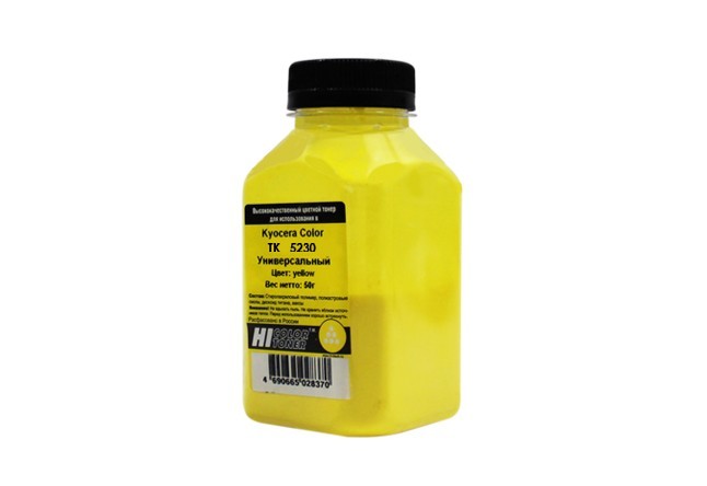 Тонер Hi-Black для Kyocera Color TK-5140Y, Yellow, 110 г, банка