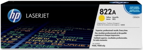 Фотобарабан HP C8562A (822A) оригинальный  для принтера HP Color LaserJet 9500/ 9500n/ 9500gp/ 9500hdn/ 9500mfp Drum Unit yellow, 40000 страниц