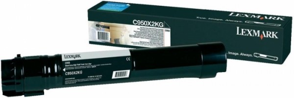 Картридж Lexmark C9502KG оригинальный для Lexmark C950, black, 38000 стр.