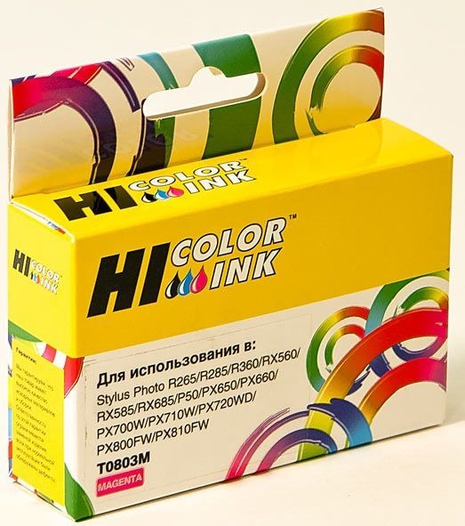 Картридж Hi-Black (HB-T0803) для Epson Stylus Photo P50/ PX660/ 700W/ 800FW/ R265, M