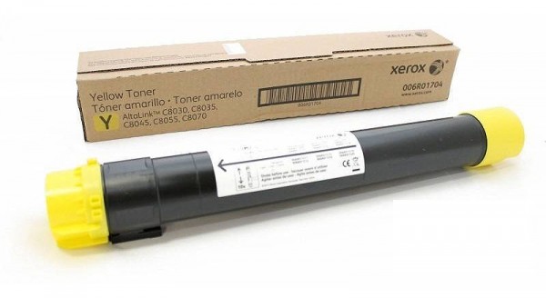 Картридж Xerox 006R01704 оригинальный для Xerox AltaLink C8030/ 8035/ 8045/ 8055/ 8070 Yellow (15000 страниц)