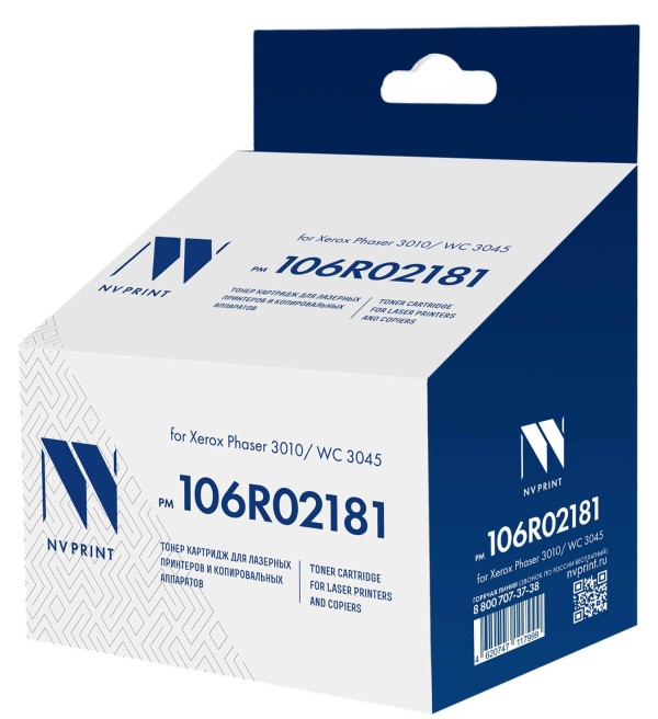 Картридж NV Print 106R02181 (NV-106R02181) для Xerox Phaser 3010/ 3040, WorkCentre 3045, 1000 стр.