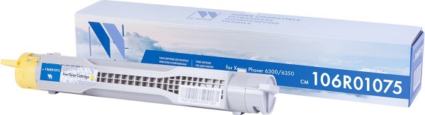Картридж NVP совместимый Xerox 106R01075 Yellow для Phaser 6300 (4000k)