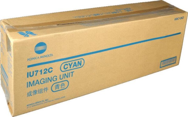 Блок формирования изображения Konica-Minolta IU-712C/ IU712C/ A9K7-0KD/ A9K70KD Cyan оригинальный для Konica-Minolta bizhub C659/ C759, голубой, 190000 страниц