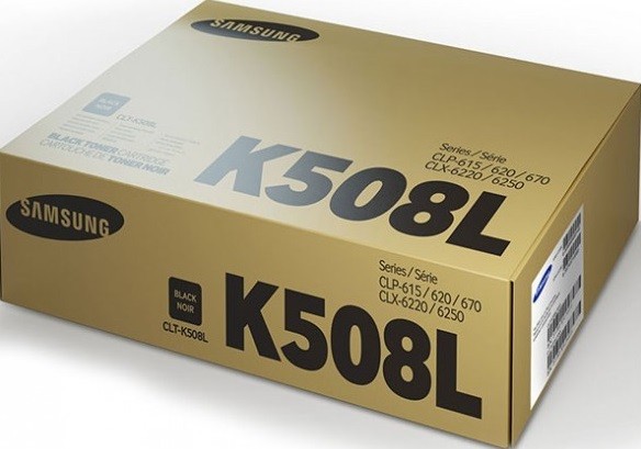 Картридж Samsung CLT-K508L (SU191A) оригинальный для принтера Samsung CLP-620/ CLP-670, CLX-6220/ CLX-6250, черный, (5000 стр.)