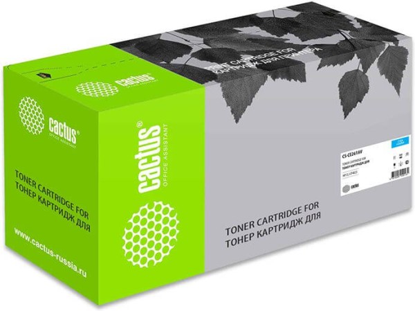 Картридж Cactus CE261AV (CS-CE261AV) для принтеров HP LaserJet CP4025/ CP4525/ CM4540 голубой 11000 страниц