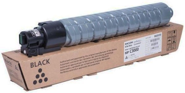 Картридж Ricoh MP C3000E (842030/ 884946/ 888640) оригинальный для Ricoh Aficio MP C2000/ C2500/ C3000, черный, 20000 стр.