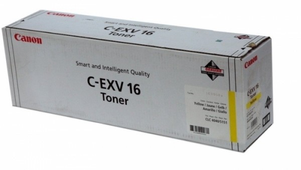 Картридж Canon C-EXV16 Y (1066B002) для Canon CLC 4040 / 4141 / 5151 желтый, 36 000 стр.
