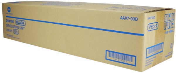 Блок девелопера Konica-Minolta DV-315K (DV315K/ AAV703D/ AAV7-03D) оригинальный для Konica-Minolta bizhub  C250i/ C300i/ C360i, чёрный, 1 000 000 стр. 