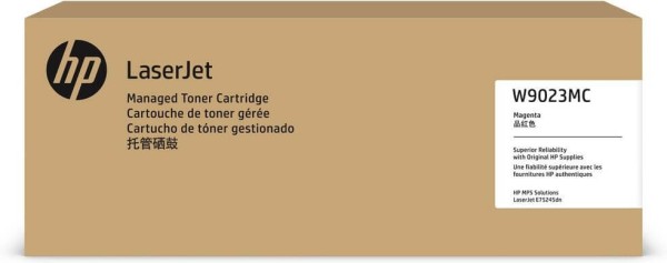 Картридж HP W9023MC (658MC) оригинальный для принтера HP Color LaserJet Managed E75245dn, пурпурный, 35000 стр.