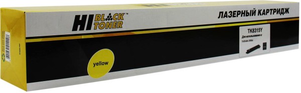 Картридж Hi-Black (HB-TK-8315Y) для Kyocera-Mita TASKalfa 2550ci, Y, 6K
