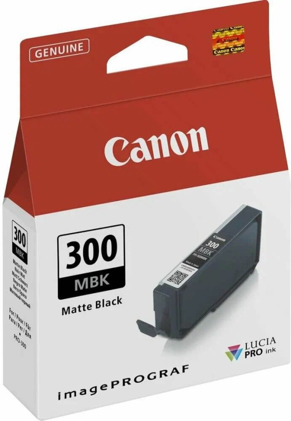 Картридж Canon PFI-300MBK 4192C001 оригинальный для Canon ImagePrograf PRO-300, матовый чёрный (matte black), 14мл
