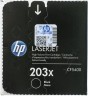 Картридж HP CF540X (203X) оригинальный для принтера HP Color LaserJet Pro M254/ M280/ M281 чёрный, 3200 страниц