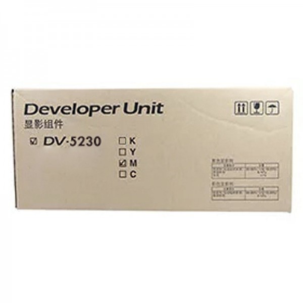 Блок проявки Kyocera DV-5230M (302R793050) оригинальный для принтера Kyocera Ecosys P5021cdn, P5021cdw, P5026cdn, P5026cdw, M5521cdn, M5521cdw, M5526cdn, M5526cdw, пурпурный, (100 000 стр.)