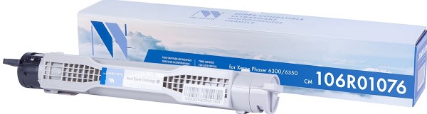 Картридж NVP совместимый Xerox 106R01076 Black для Phaser 6300 (4000k)