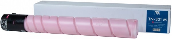 Тонер-Картридж NV Print TN-321 Magenta для принтеров Konica Minolta Bizhub С224/ C284/ C284e/ C364, 25000 страниц