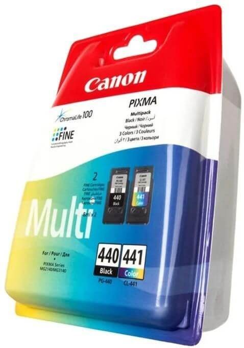 Набор картриджей Canon PG-440/CL-441 (5219B005) Multipack оригинальный для Canon PIXMA MG2140/ MG3140, чёрный/цветной