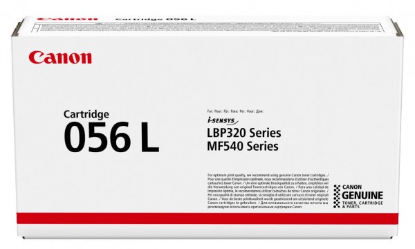 Canon 056L (3006C002) оригинальный картридж для Canon i-SENSYS LBP325x/ MF542x/ MF543x, black, 5100 страниц