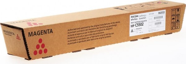 Картридж Ricoh MP C5502E (841757/842022) оригинальный для Ricoh Aficio MP C4502/ C5502, пурпурный (22 500 стр.)