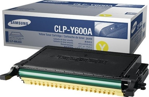 Картридж Samsung CLP-Y600A (ST952A) оригинальный для принтера Samsung CLP-600/ CLP-650, желтый, (4000 стр.)