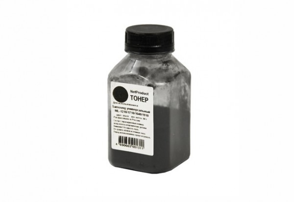 Тонер NetProduct Универсальный для Samsung ML-1210/ 1710/ 1640/ 1910, Bk, 80 г, банка