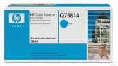 Картридж HP Q7581A (503A) оригинальный для принтера HP Color LaserJet 3800/ CP3505 cyan, 6000 страниц
