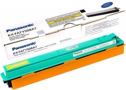Картридж Panasonic KX-FATY508A/ KX-FATY508A7 оригинальный для Panasonic KX-MC6020, желтый, 4000 стр.