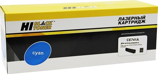 Картридж Hi-Black (HB-CE741A) для HP CLJ CP5220/ 5225/ 5225n/ 5225dn, C, 7,3K