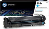 Картридж HP CF541X (203X) оригинальный для принтера HP Color LaserJet Pro M254/ M280/ M281 голубой, 2500 страниц