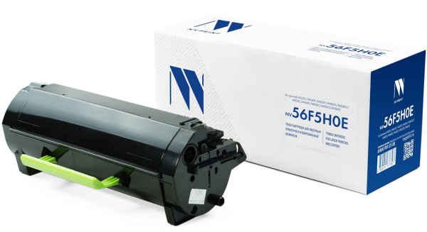 Картридж NV Print 56F5H0E (NV-56F5H0E) для Lexmark MS321/ MS421/ MS521/ MS621/ MS622/ MX321/ MX421/ MX521/ MX522/ MX622, чёрный, увеличенный, 15000 стр.
