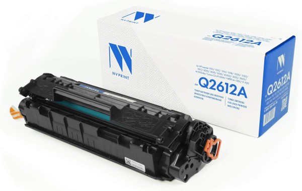 Картридж NV Print Q2612A (NV-Q2612A) для принтеров HP LJ 1010/ 1012/ 1015/ 1020/ 1022/ 3015/ 3020/ 3030 (2000k)