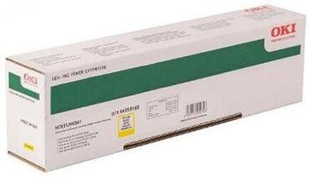 Картридж OKI (44059169/ 44059165) оригинальный для принтера OKI MC851/ MC861, желтый, 7300 стр.