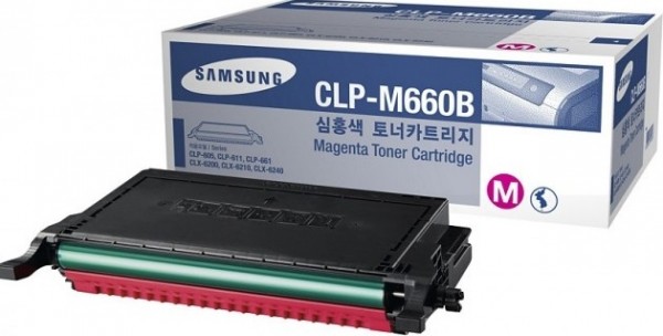 Картридж Samsung CLP-M660B (ST925A) оригинальный для принтера Samsung CLP-610/ CLP-660, CLX-6200/ CLX-6210/ CLX-6240, пурпурный, (5000 стр.)