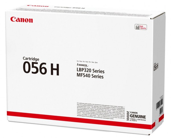 Картридж Canon 056H (3008C002/3008C004) оригинальный для Canon i-SENSYS LBP325x/ MF542x/ MF543x, увеличенный, 21000 страниц