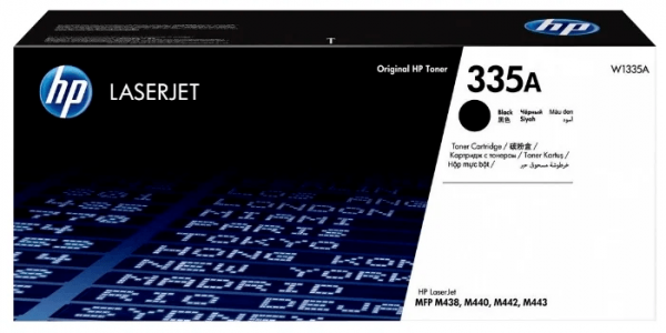 Картридж HP 335A (W1335A) оригинальный для принтера HP LJ MFP M438n, черный, 7400 стр.