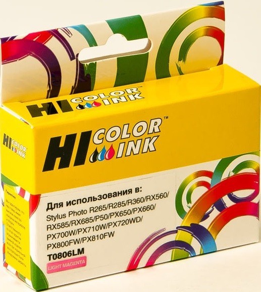 Картридж Hi-Black (HB-T0806) для Epson Stylus Photo P50/ PX660/ 700W/ 800FW/ R265, LM