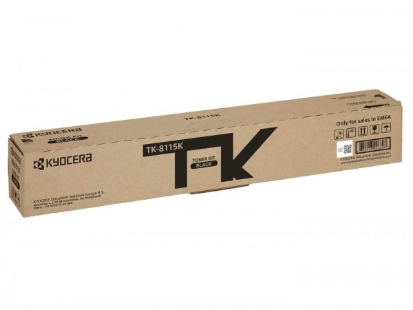 Картридж Kyocera TK-8115K (1T02P30NL0) оригинальный для принтера Kyocera Ecosys M8124cidn/ M8130cidn, black, 12000 страниц