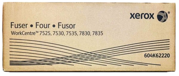 Фьюзер Xerox 604K62220/ 604K62221/ 641S00956 оригинальный для Xerox WorkCentre 7525/ 7530/ 7535/ 7830/ 7835, 220V, 360000 страниц