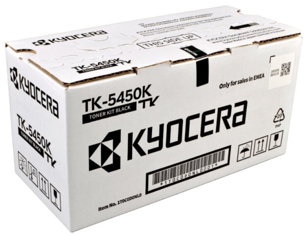 Картридж Kyocera TK-5450K (1T0C0D0NL0) Black оригинальный для Kyocera ECOSYS PA2600cx/ PA2600cwx/ MA2600cfx/ MA2600cwfx, чёрный, 4100 страниц