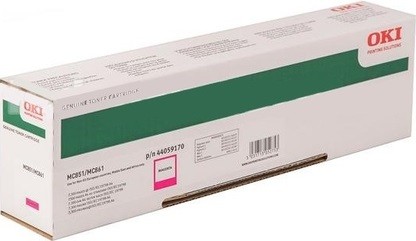 Картридж OKI (44059170/ 44059166) оригинальный для принтера OKI MC851/ MC861, пурпурный, 7300 стр.